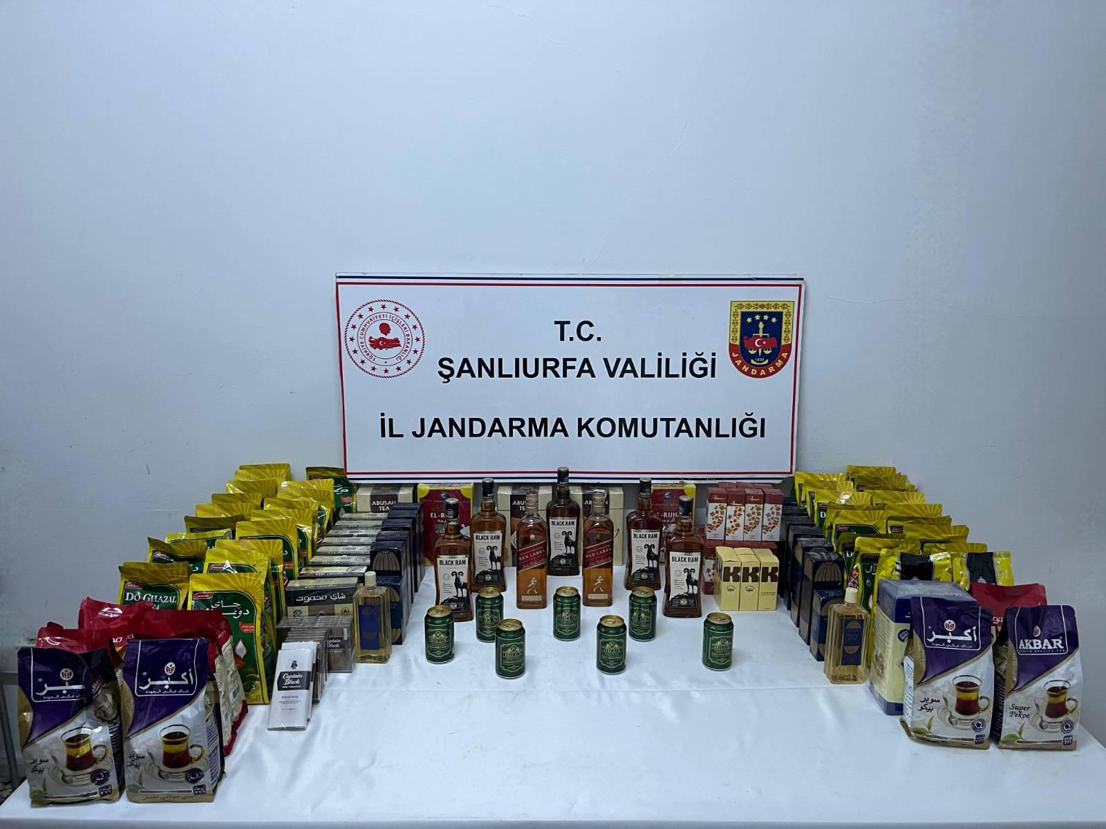 ŞANLIURFA’DA TÜTÜN VE ALKOL KAÇAKÇILIĞINA DARBE